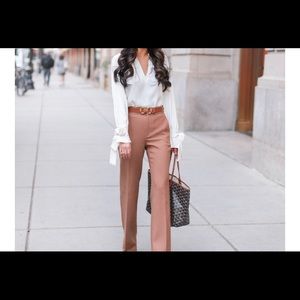 White blouse with bows
